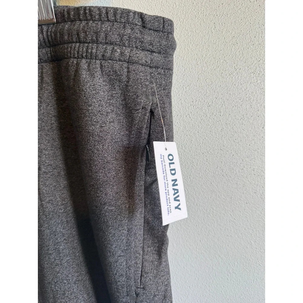 NWT Old Navy Mens 3XLT Dynamic Fleece Heather Gray Athletic Jogger 4 Way Stretch